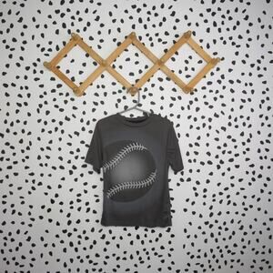 Champion C9 Gray Baseball Print Boys Athletic Graphic T–Shirt
